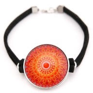 Bransoletka tybetańska MANDALA witalności orient \ biżuteria mocy handmade
