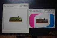 Karty informacyjne gramofonów Unitra Fonica