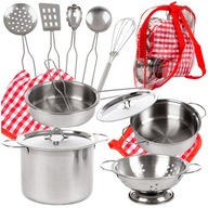 Zestaw garnków dla dzieci w plecaku Kinderplay KP2026