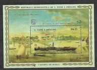 S. TOME E PRIN. -25 lat Międz. Orga. Morskiej -parowiec 1984** MiB-151(2478
