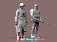 Żywica figurki polskich żołnierzy WWII 1/16 wzór_2