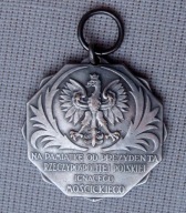 Medal na pamiątkę od prezydenta Rzeczpospolitej Ignacego Mościckiego