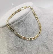 AAA Bransoletka stal chirurgiczna 316L pozłacana 14k gucci 19 CM 5 MM