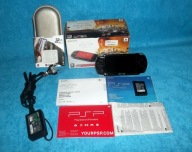 SONY PSP 3004 PLAYSTATION PORTABLE 64GB WI-FI 6.60 MENU PL GRY NES PSX GBA
