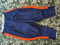 Spodnie Mundurowe Historyczne Bryczesy Granatowe Czerwony Lampas Sukno -2-