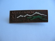 TURBACZ AZOTY TARNÓW RAJD stara ODZNAKA 1976 PTTK