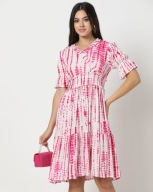 Śliczna markowa sukienka HAWT r.L 100% RAYON MADE IN INDIA