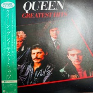 Queen Greatest Hits EX-/NM Japan Obi LP 1981 Elektra P-6480E