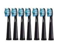 KOŃCÓWKI DO SZCZOTECZKI FAIRYWILL SEAGO CZARNE STERYLNE