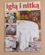 Czasopismo Igłą i nitką nr 3-2/2007 - propozycje na Nowy Rok