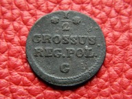 STANISŁAW AUGUST PONIATOWSKI - półgrosz 1768 G - mały monogram