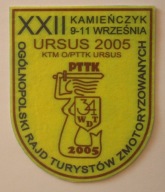 KTM O/PTTK URSUS - PTTK - XXII KAMIEŃCZYK 2005