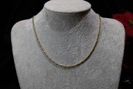 ŁAŃCUSZEK ZE STALI CHIRURGICZNEJ 316L POZŁACANY