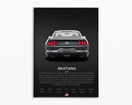 PLAKAT FORD MUSTANG GT 5.0 IDEALNY NA PREZENT NAJWYŻSZA JAKOŚĆ A3