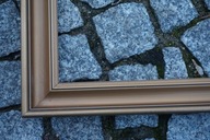 STARA RAMA MEGA DUŻA XXL ZŁOTA DREWNIANA UNIKAT ANTYK 106x84 cm. ZŁOCONA