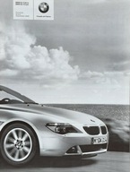 Prospekt BMW 6 Coupe E63 Cabrio E64 Cennik 9 / 2006