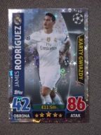MATCH ATTAX 2015-2016 REAL MADRYT James Rodriguez 86 -Hologram karty gwiazd