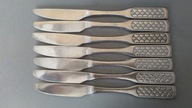 Stare Sztućce 7 x nóż Rostfritt Stal vintage art