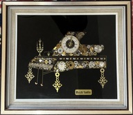 L. KERSH of London WSPANIAŁY ZEGAR ŚCIENNY RĘCZNIE ROBIONY