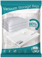 Worki próżniowe na ubrania odzież pościel MOCNE ZESTAW 12 sztuk 4 rozmiary