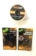 PRZYPON KARPIOWY RONNIE RIG HAK FOX CURVE MEDIUM NR. 4, wkręt 13mm.