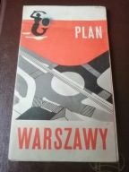 Warszawa stary plan miasta autobusy tramwaje