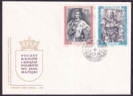 1991 Poczet królów i książąt polskich Fi 3178-79 FDC