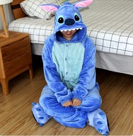STITCH PIŻAMA Jednoczęściowa Kigurumi Dres L