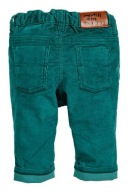 Elastyczne spodnie sztruksowe H&M rozmiar 80