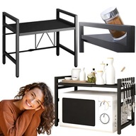 PÓŁKA KUCHENNA NA PRZYPRAWY ORGANIZER REGAŁ NA BLAT STOJĄCA ŁAZIENKA DOM