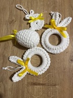 Ozdoby wielkanocne szydełkowe