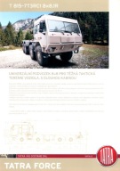 PROSPEKT TATRA T 815-7T3RC1 8x8.1R. UNIVERZÁLNI PODVOZEK 8x8 PRO TĚŽKÁ ...