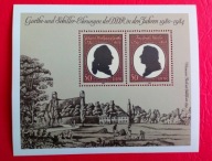 NIEMCY 1982 Goethe i Schiller znani ludzie czyste**
