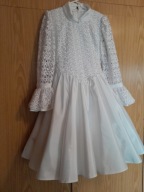 Sukienka Komunijna 140 po Komuni, na wesele 152, 146, 134 jak nowa