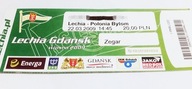 bilet LECHIA Gdańsk - POLONIA Bytom 22.03.2009