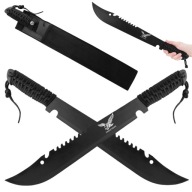 DUŻA MACZETA NÓŻ DO GAŁĘZI TAKTYCZNA KARCZOWNIK BIWAK SURVIVAL + POKROWIEC