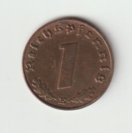 III Rzesza 1 pfennig 1938 E ladny stan