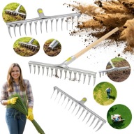 METALOWE GRABIE DO TRAWY 14 ZĘBÓW NAPOWIETRZAJĄCE WERTYKULUJĄCE BEZ RĄCZKI