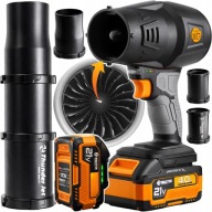 Akumulatorowa Dmuchawa Ogrodowa TURBO do Liści i Śniegu – Elektryczna