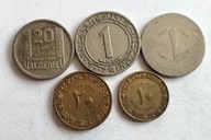 zestaw monet Algieria 5 szt.