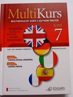MultiKurs Multimedialny kurs 5 języków obcych książka + CD Tom 7 NOWA