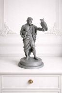 Figurka Filozofa Rzeźba w Stylu Antycznej Grecji Dekoracja do Domu i Biura