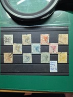 Znaczki Hongkong 1863 - 76 kasowane