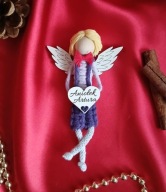 Aniołek handmade makrama