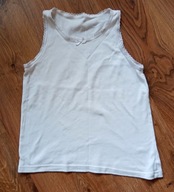 biała koszulka T-shirt na ramiona rozm. 128