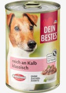 Dein Bestes karma mokra dla psa, z cielęciną, 400g