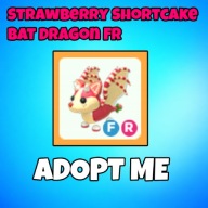 Strawberry Shortcake Bat Dragon FR - Roblox Adopt Me
