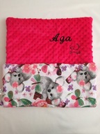 Posłanie Minky dla psa 75x50 haft imienny