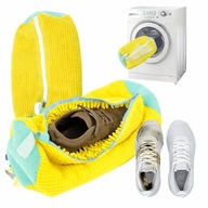 WOREK torba siatka do prania butów CZYSZCZENIA obuwia ochronna z MIKROFIBRĄ
