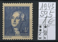 Francja, 1943, Mi 595*.